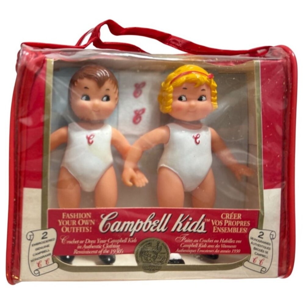 Campbell Kids Collectible Doll Set Fashion Your Own Vintage Style
